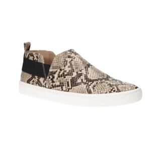 Bella Vita Women's Kiona Sport Fashion Sneakers Taupe Snake Size 9 1/2 N